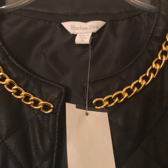 Black leather jacket - Picture 5 of 5